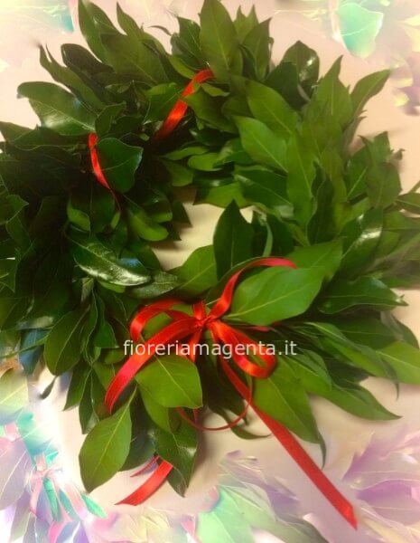 Coroncina di alloro.per la tua laurea un tocco raffinato